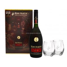 Remy Martin V.S.O.P Cognac Brandy (Mid Autumn Double Wine Glasses Edition)